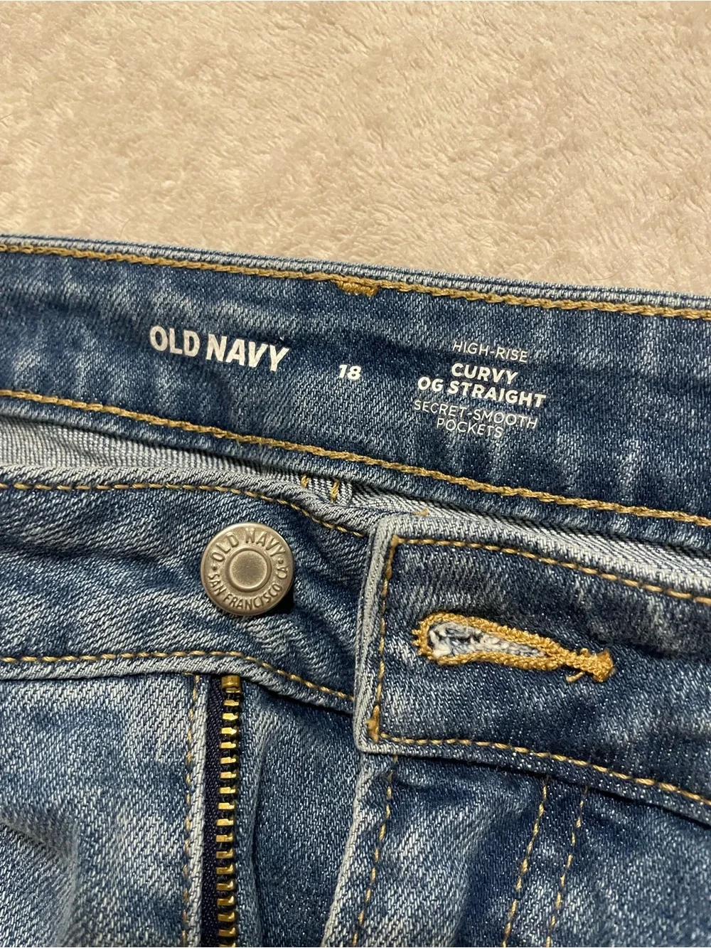 Old Navy tees hem